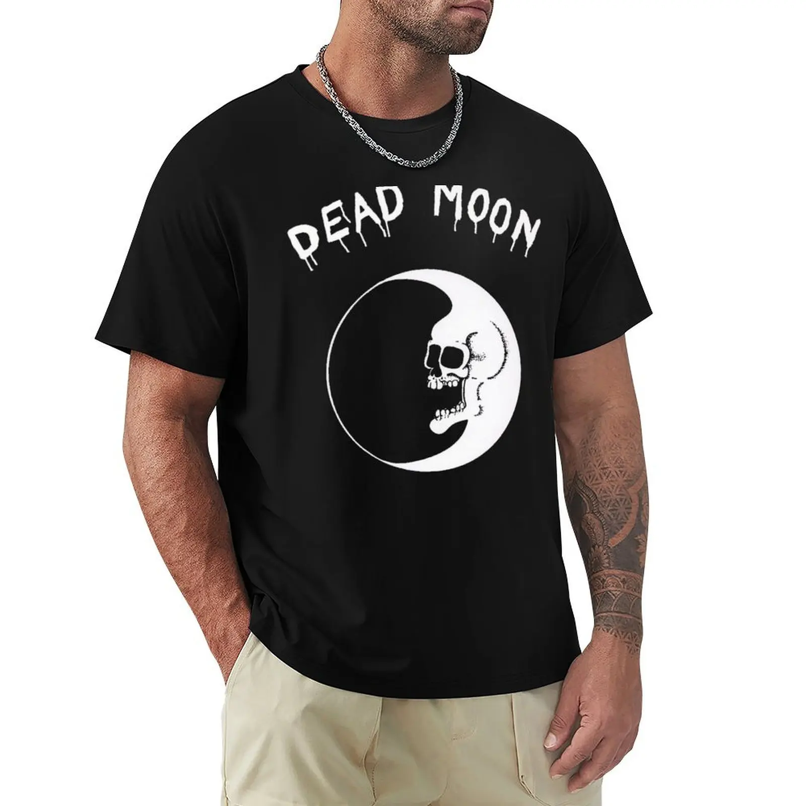 

Dead Moon T-Shirt summer clothes vintage Funny t-shirt Blouse men t shirts high quality