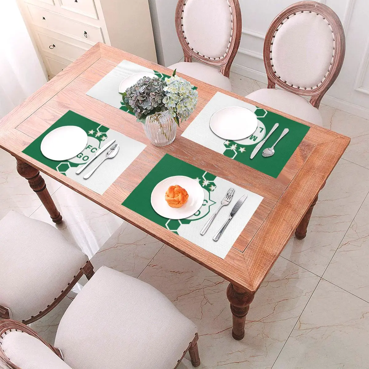 Israel F.C MHFC Champion PVC Woven Placemat Waterproof Easy Clean Washable Decoration Restaurant Kitchen