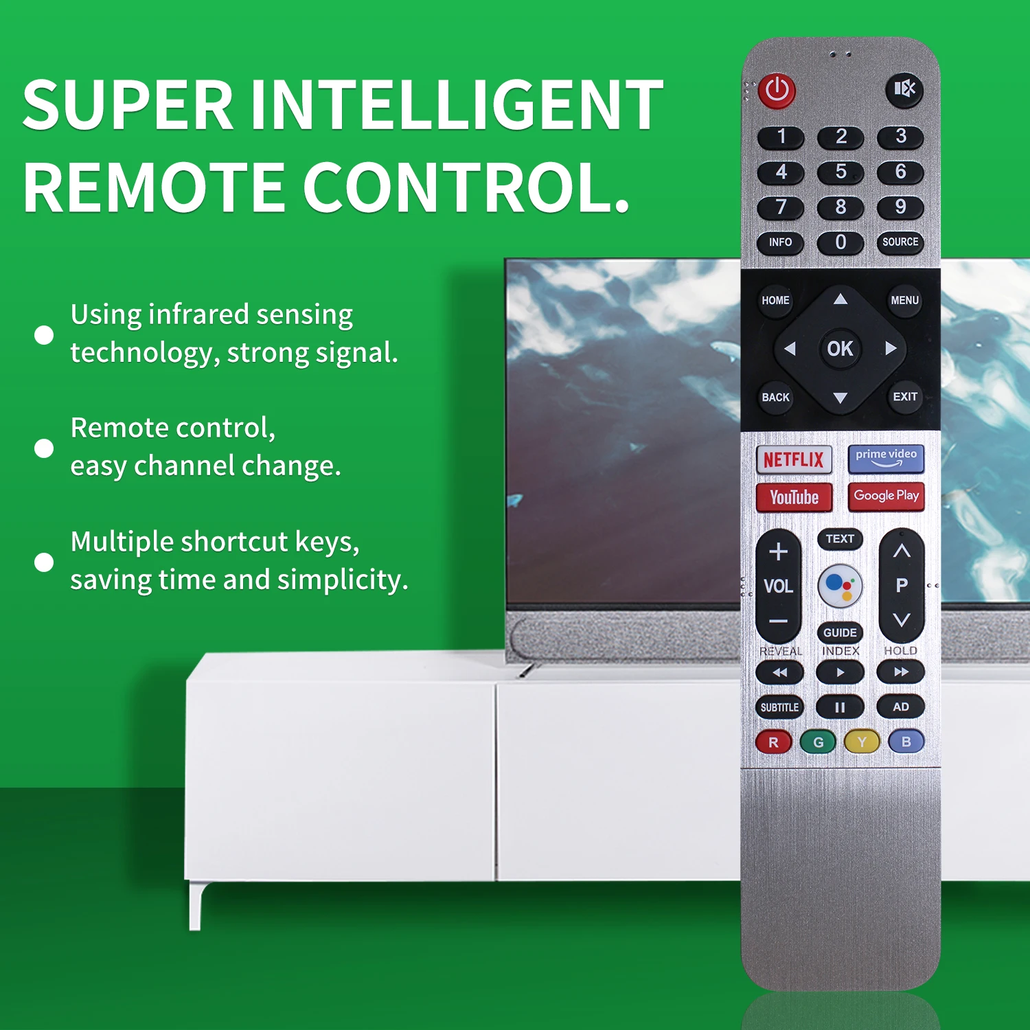 New Replacement Remote Suitable for Skyworth Smart LED Remote Control 43U20 for Smart TV