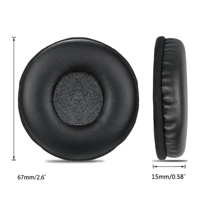 ل لوجيتك H390 H600 H609 سماعة بطانة للأذن وسادة استبدال يغطي Accoriess 2 قطعة/زوج الجلود رغوة سماعة
