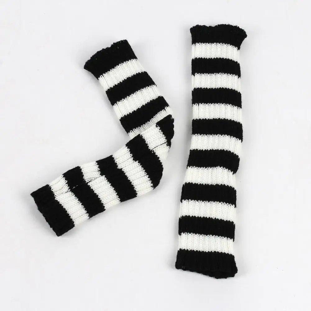 

Non-slip Gloves Acrylic Gloves Cozy Striped Woolen Gloves Winter Holiday Gift for Men Women Soft Warm Accessories for Autumn