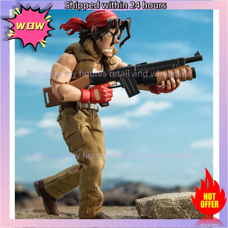 In Stock TUNSHI TS-012 1/12 Scale Metal Slug LEONA Heidern with Double Head Full Set for 6inch Action Figure Model Toys - view 6
