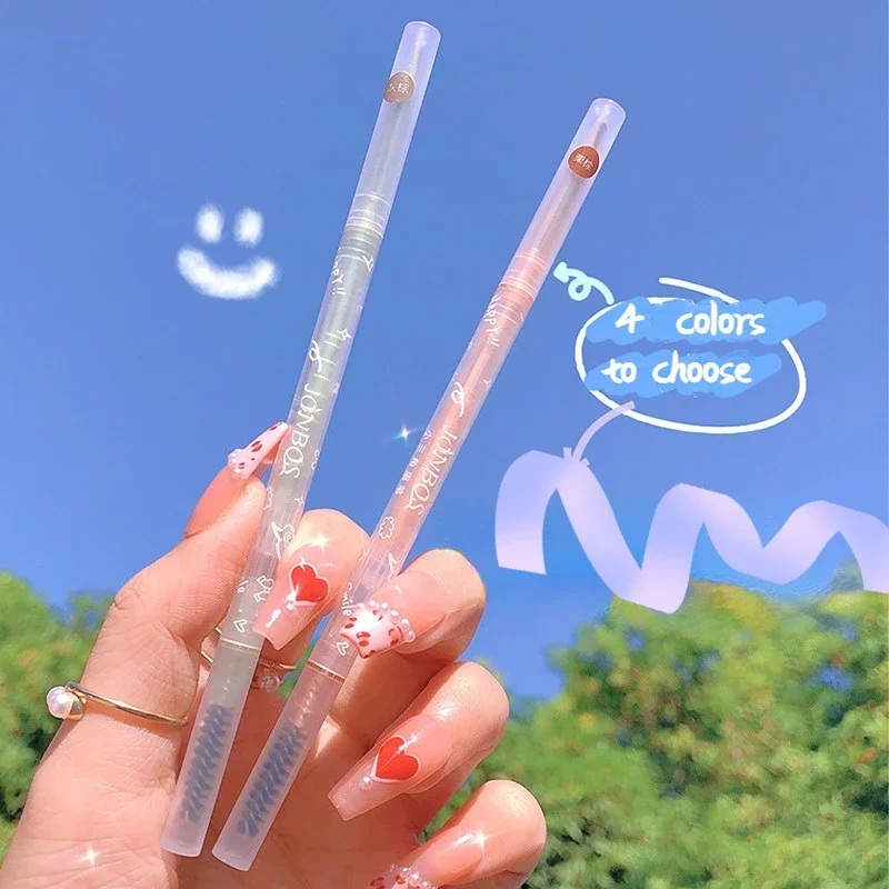 Super Fine ดินสอเขียนคิ้วธรรมชาติ Professional Eyebrow Gel สำหรับผู้หญิงยาว Tints สำหรับคิ้ว Enhancers แต่งหน้า