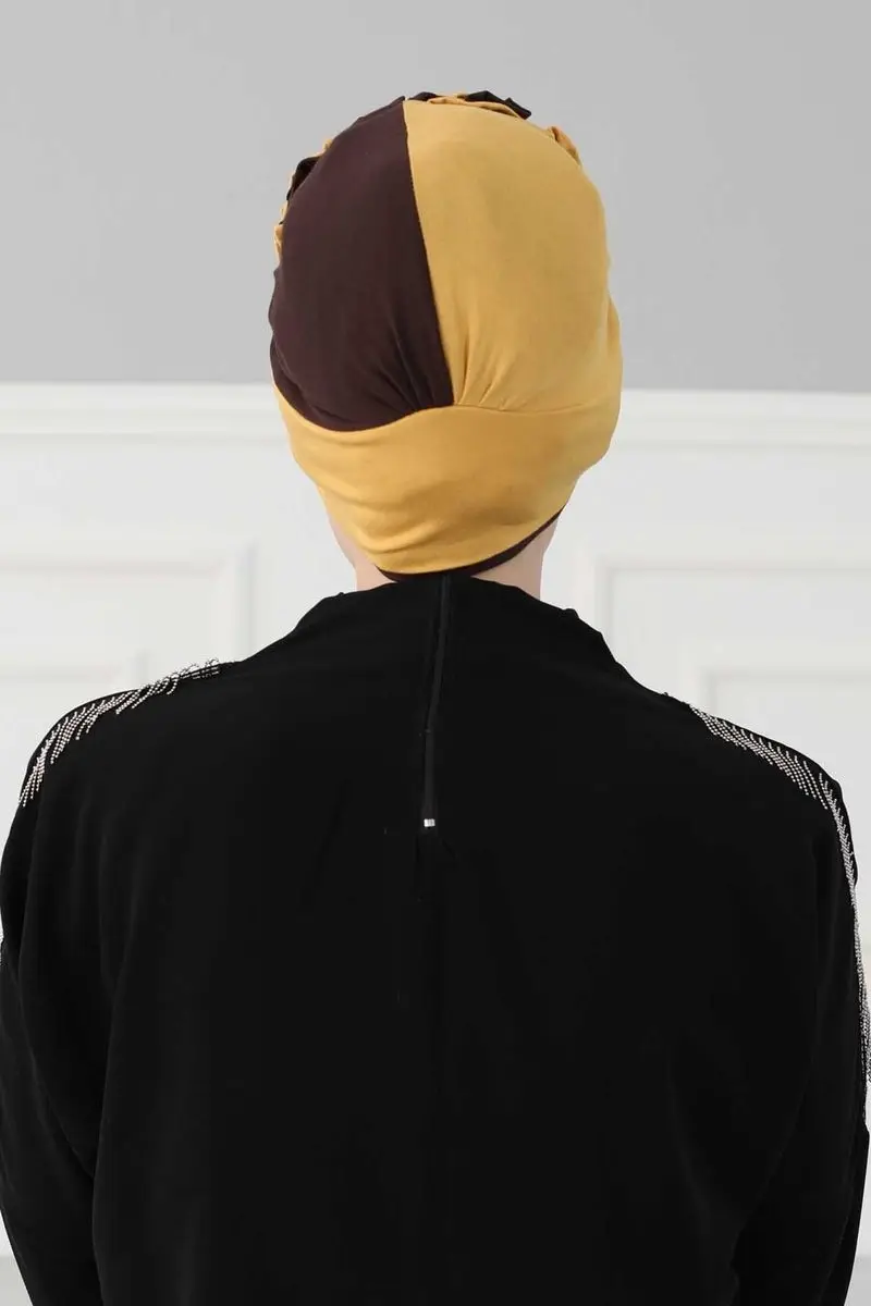 Doppel farbige rose Knochen senf