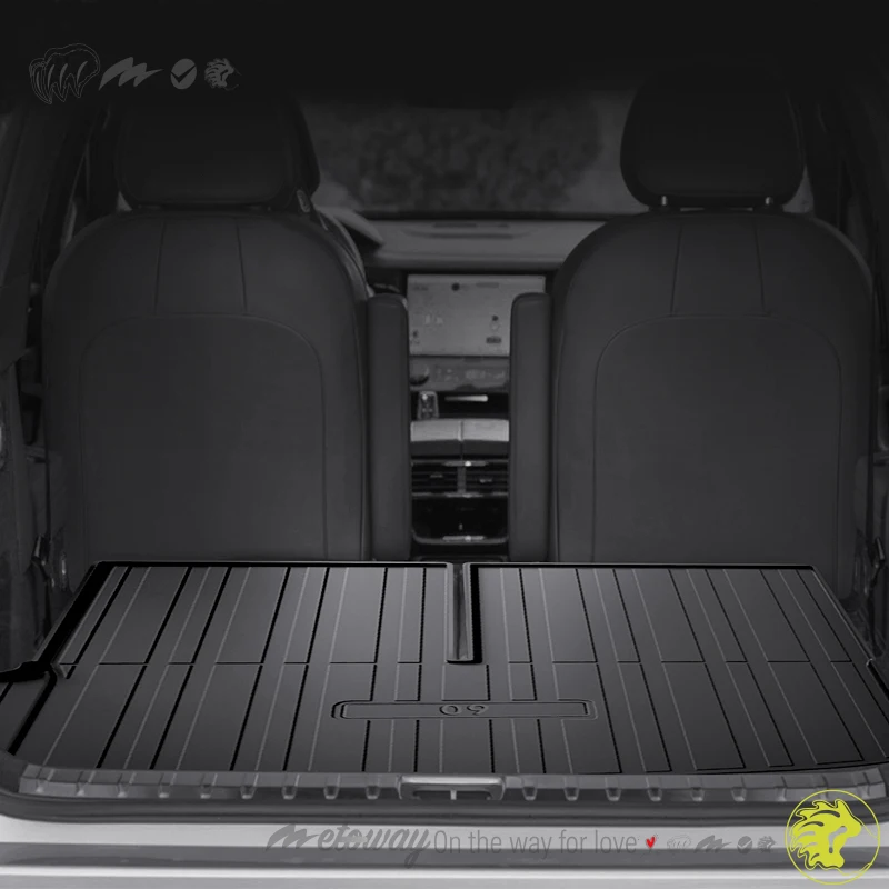For LYNK&CO 09/EMP 2021-2024 Custom Fit Car Trunk Mat All Season Black Cargo Mat 3D Shaped Laser Measured Trunk Liners
