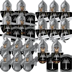 Kids Toys Lord  Rings Series Action Figures Gondor Soldiers Medieval Military Figures Model Building Blocks Boys Birthday Gifts