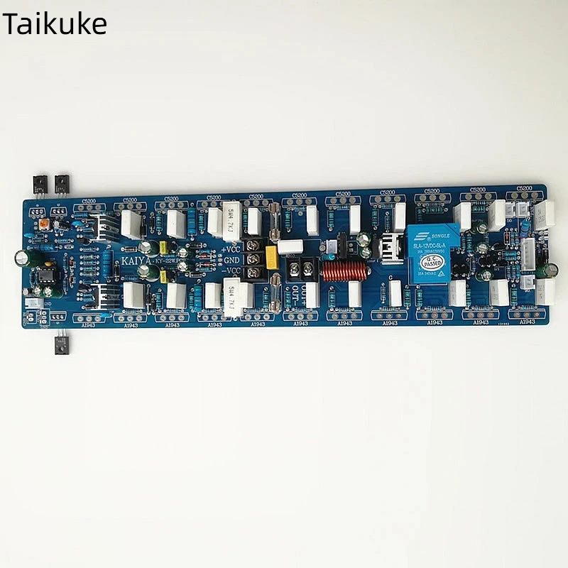 Professional 22 Imported Tube 1500W Pure Post Stage Fever Amplifier Board, Single Channel High-power High Fidelity Home Use