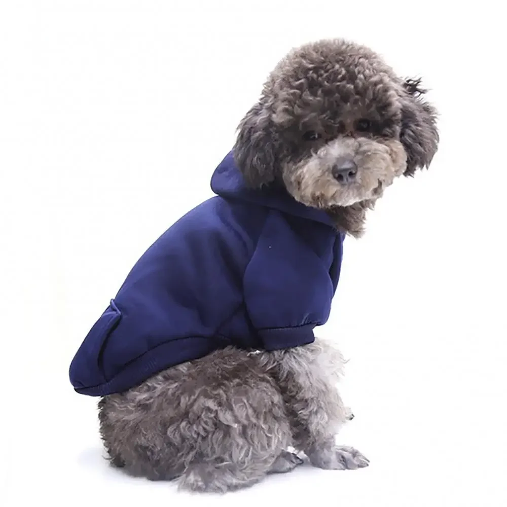 Winter-Hoodie-Sweatshirt-Jacke für kleine und mittelgroße Hunde, Haustiermantel, Welpenkleidung, Chihuahua-Kostüm, Bulldoggen-Kostüm, Welpen-Haustier-Herbstbekleidung – Detail 11