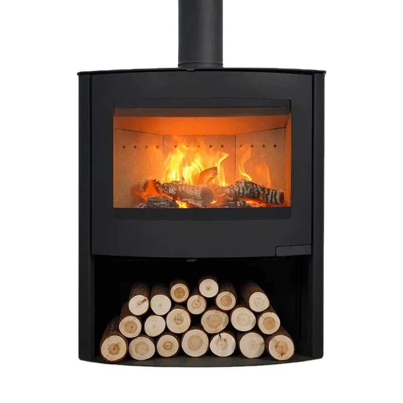 

YYHC-Modern ECO Design Luxury Indoor Wood Burning Fireplaces Freestanding Steel Stoves without Remote Control