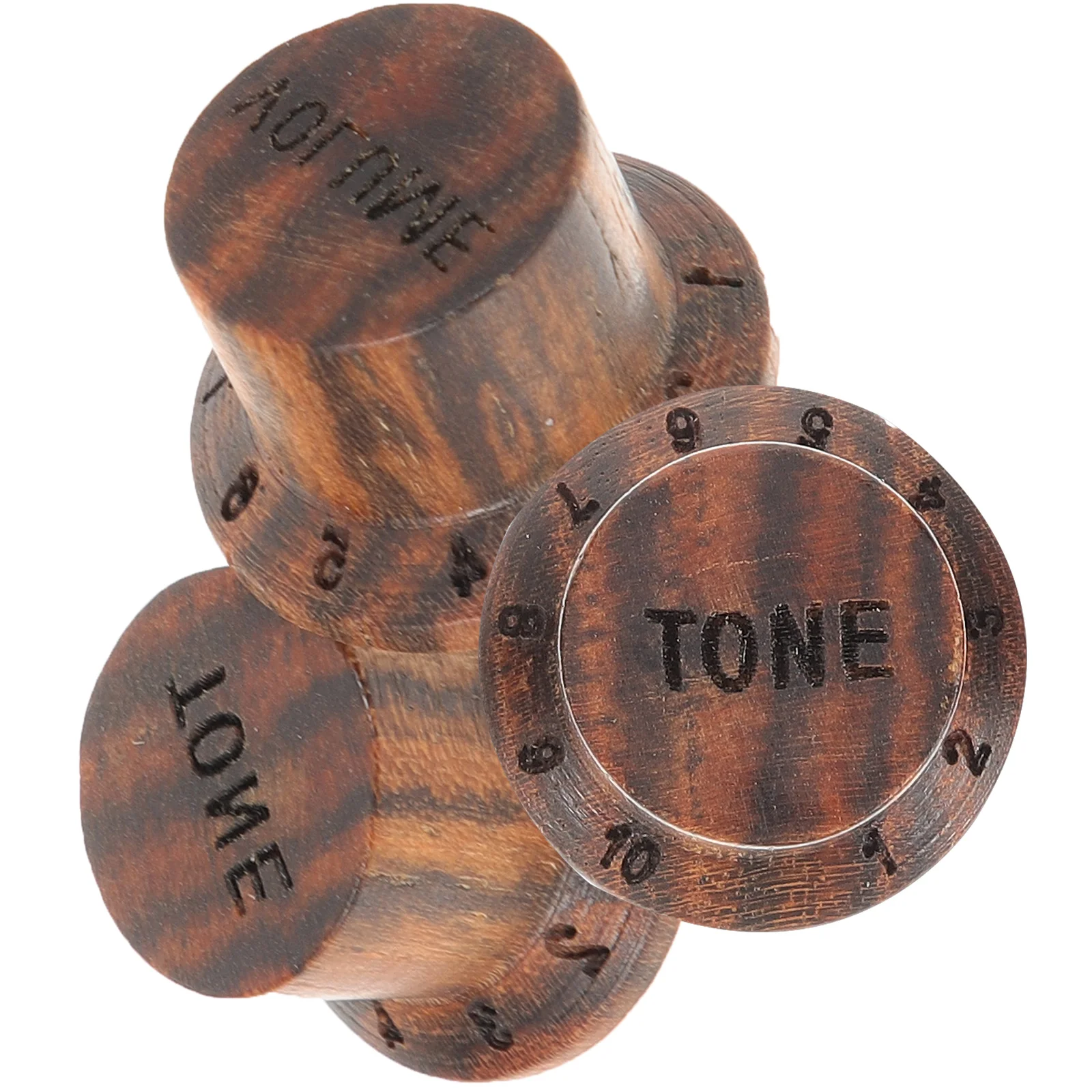 

3 Pcs Guitar Knob Anti-corrosive Set Wood Knobs Volume Useful Bass Electric Tone Control Amplifier