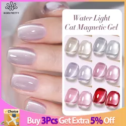 BORN PRETTY Water Light Cat Magnetic Gel Nail Polish 10ML Sparkling Semi Permanent Soak Off UV LED Crystal Magnetic Gel Polish