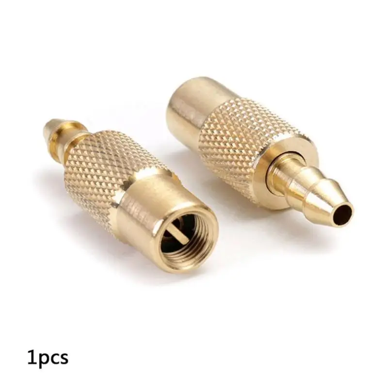 Car Brass 6mm Tire Wheel Hub Air Nozzle Inflator Fit For Valve Stem Clips Tire Repair Tools
