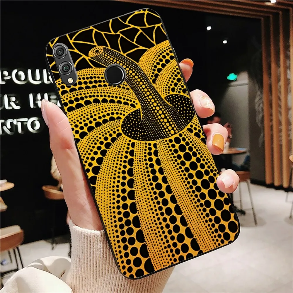 Yayoi Kusama Pumpkin Art Phone Case For Huawei Honor 10 lite 9 20 7A 9X 30 50 60 70 pro plus Soft Silicone Cover