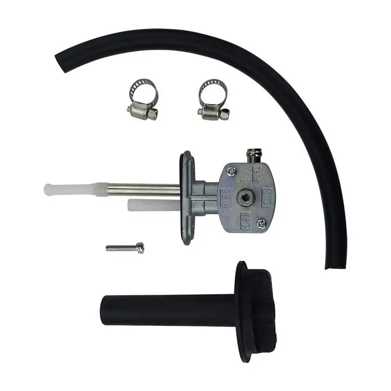 Compatible - Petcock Assy & Lever for ATV Grizzly 350 660 Bruin 350 YFM350 YFM660 5KM-24500-10-00,