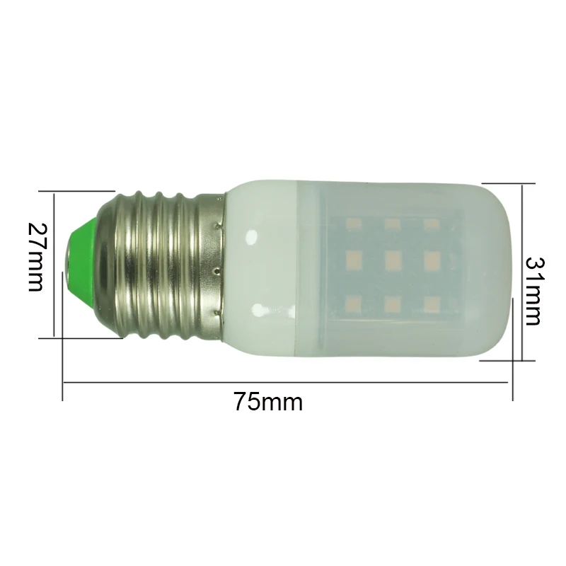 E27 LEDコーンライト スーパーE26 4W 低電圧 12v 24v 36v 家庭用 室内用 ボート用 小型キャンドル電球 12ボルト 省エネランプ