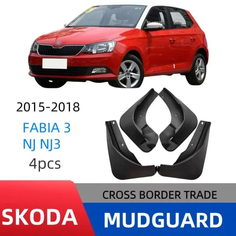 

Car mudguard is Suitable for Skoda 2015-2018 Fabia 3 NJ NJ3 fendersmud flaps