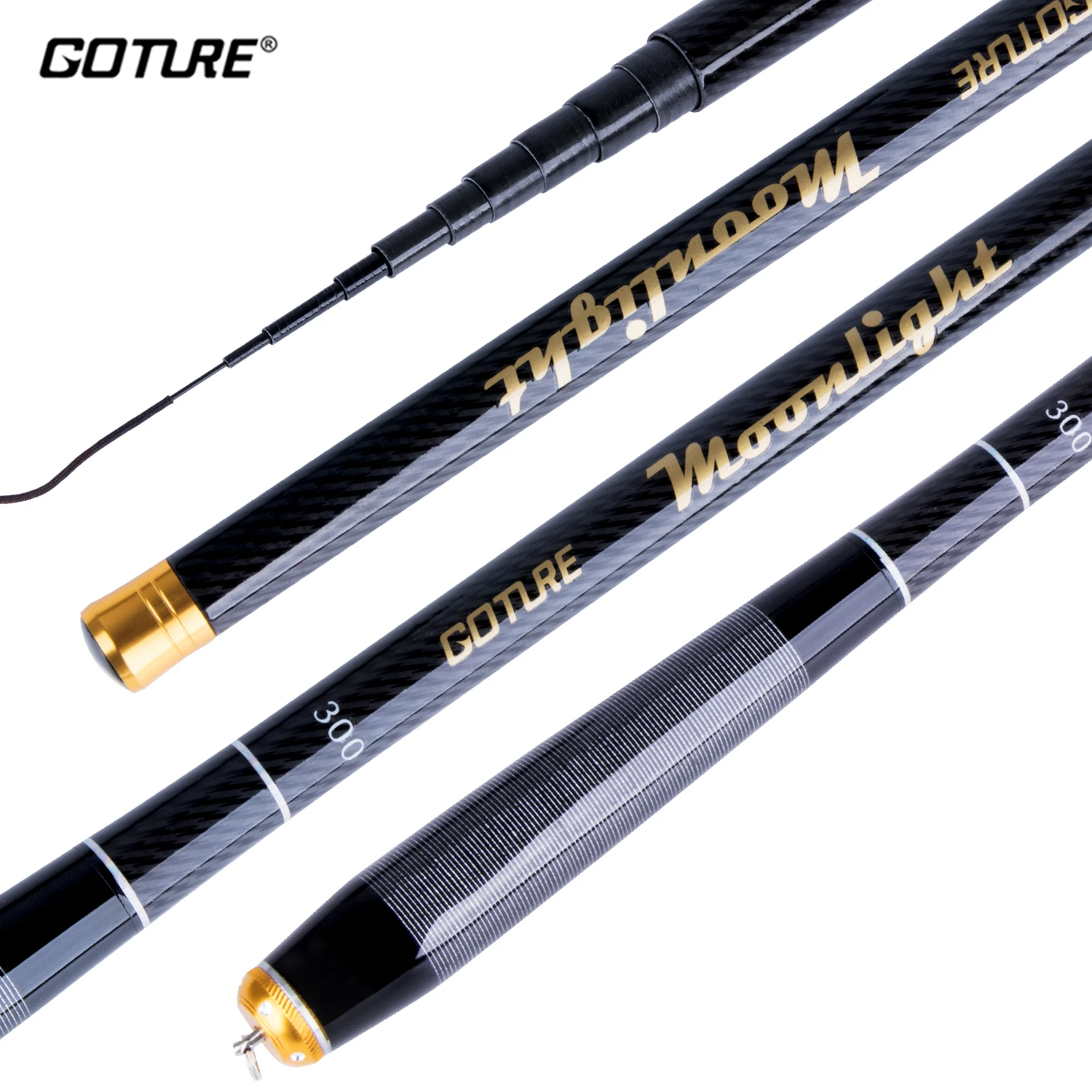 

Goture Mini Hand Fishing Rod Ultra Light 1.8-3.6M Telescopic Fishing Rod Carbon Fiber Stream Freshwater Fishing Rod Carp Fishing