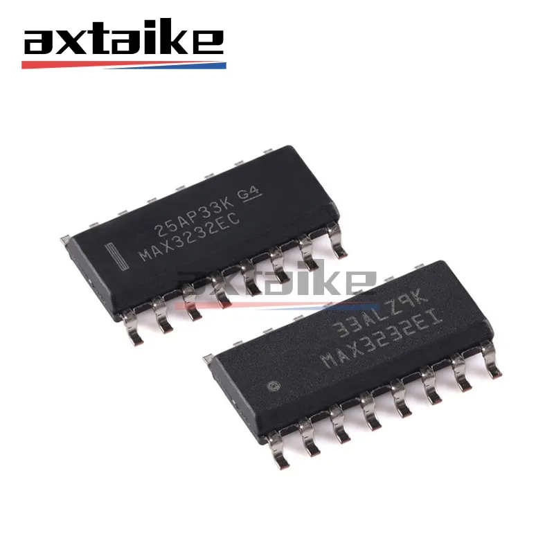 10pcs max3232ecdr max3232eidr max3232ec max3232ei sop-16 max3232 RS-232 transceiver ic smd treiber chip