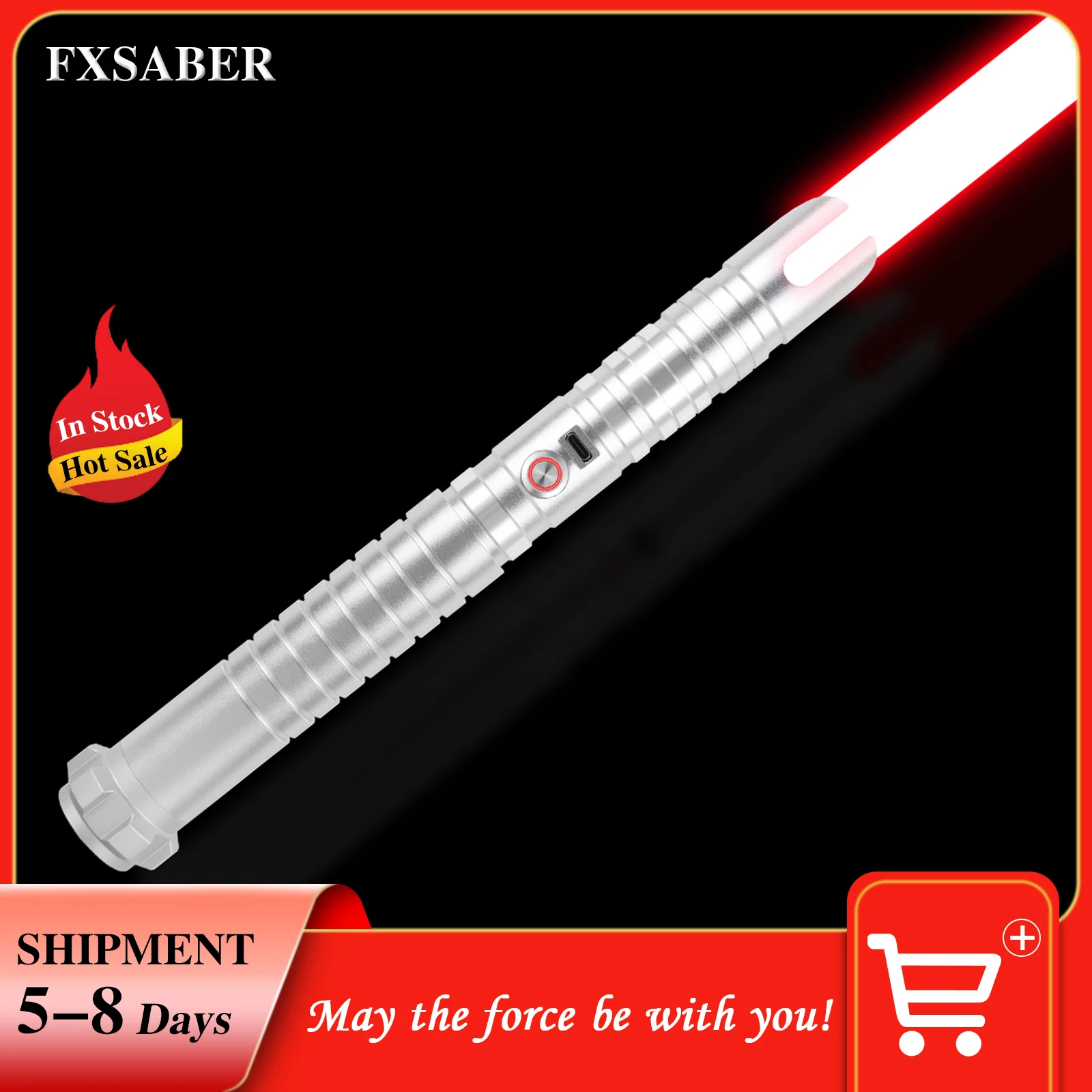 

FXSABER Metal Detachable Handle color changing LED Luminous Toy Wholesale Lightsaber Cosplay With USB