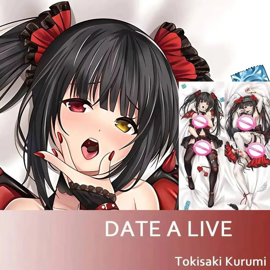 

Новый дизайн DATE LIVE наволочка для тела Dakimakura Tokisaki Kurumi Hing