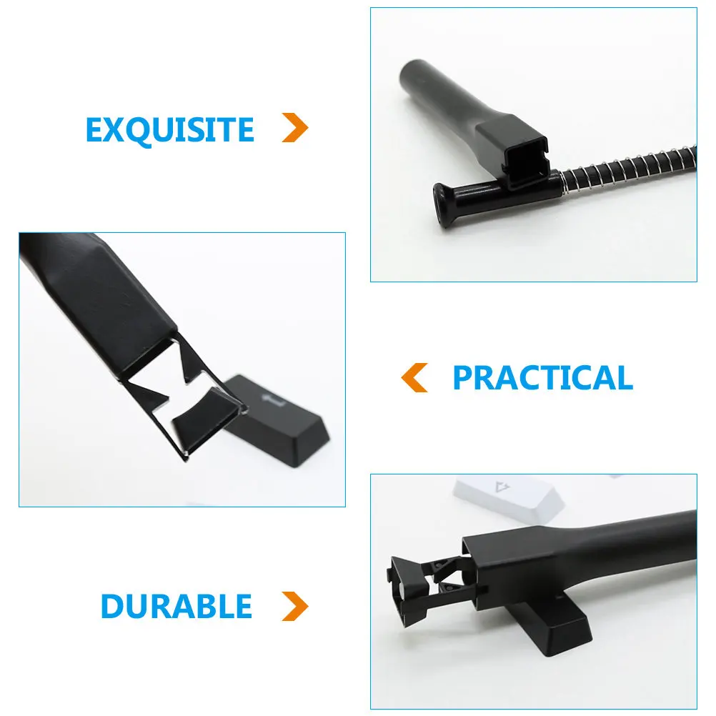 Premium Keycap Puller for Mechanical Keyboard Maintenance Cleaning and Change Reliable Dual Function Keycap Remover