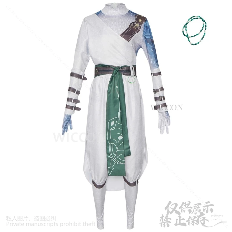 Gioco Anime Mito Nero Wukong Cosplay Personalizzato Bai Yi Xiu Shi Ciondolo Cintura Bracciali Cinghie per Pantaloni Veste Vestito di Halloween Parrucche
