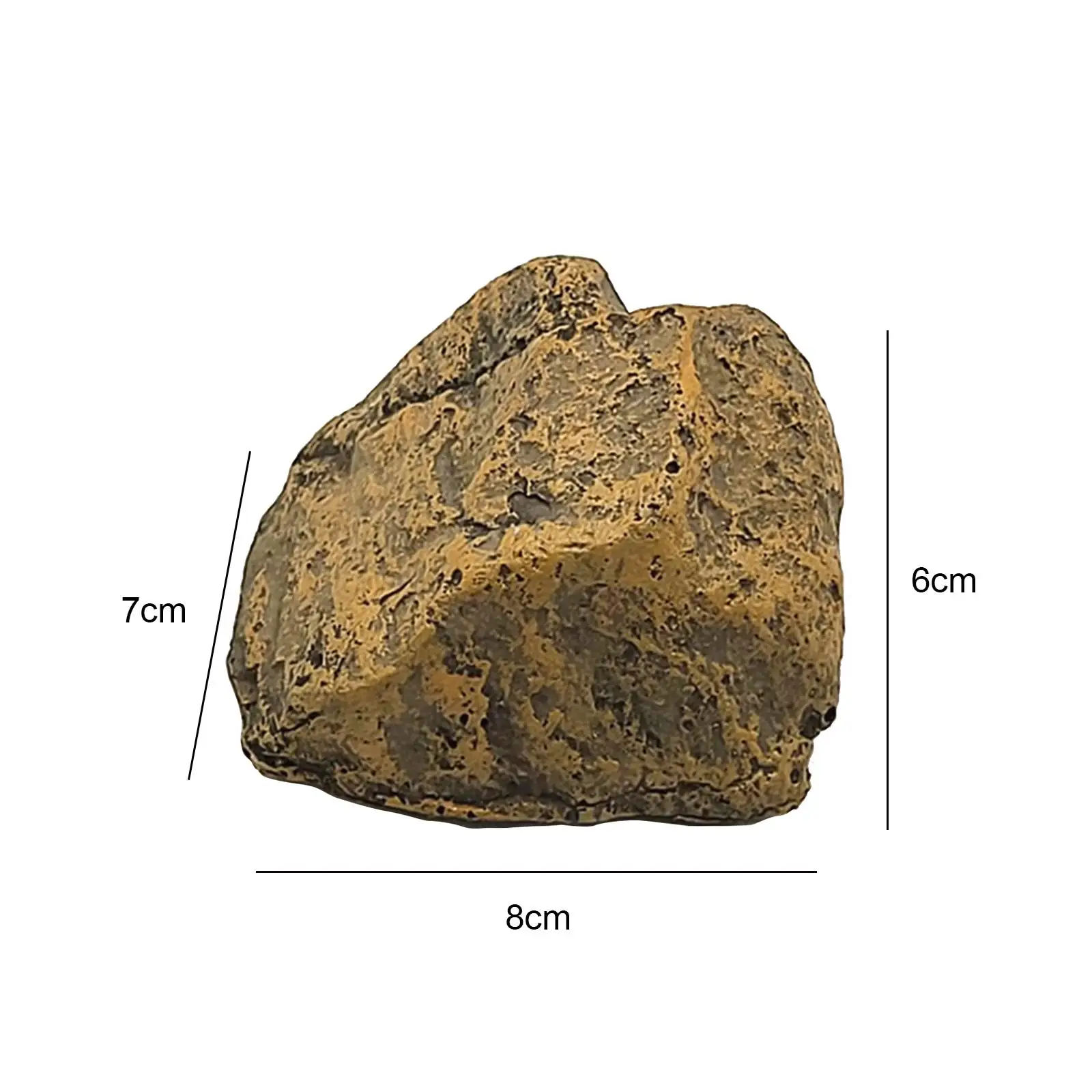Esconder chave sobressalente, resina de rocha falsa, caixa de chave sobressalente para acessórios de quintal