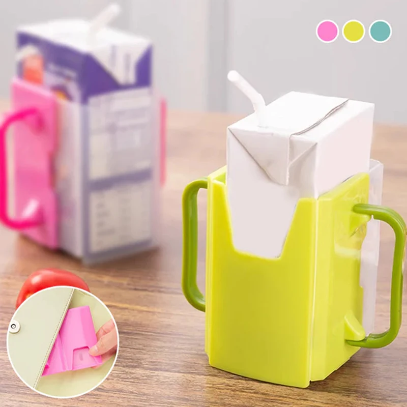 Anti-Squeeze Cup Holder, Adjustable Milk Cup Holder Juice Box Holder, Portable Drink Holder For Home, Car, Or Traveling