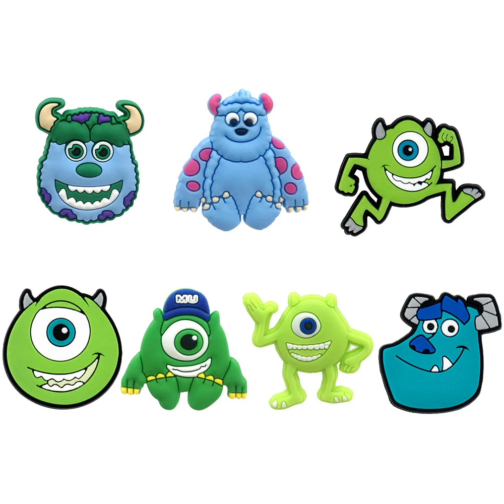 1-7pcs Monsters University PVC shoes charm odile decorative sandals Bihota accessories decorative children gifts wholesale