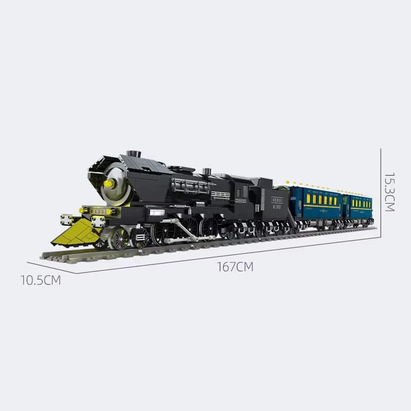 3691 pçs blocos de construção trem a vapor controle remoto moc montagem tijolos modelo brinquedos para crianças presente natal conjunto