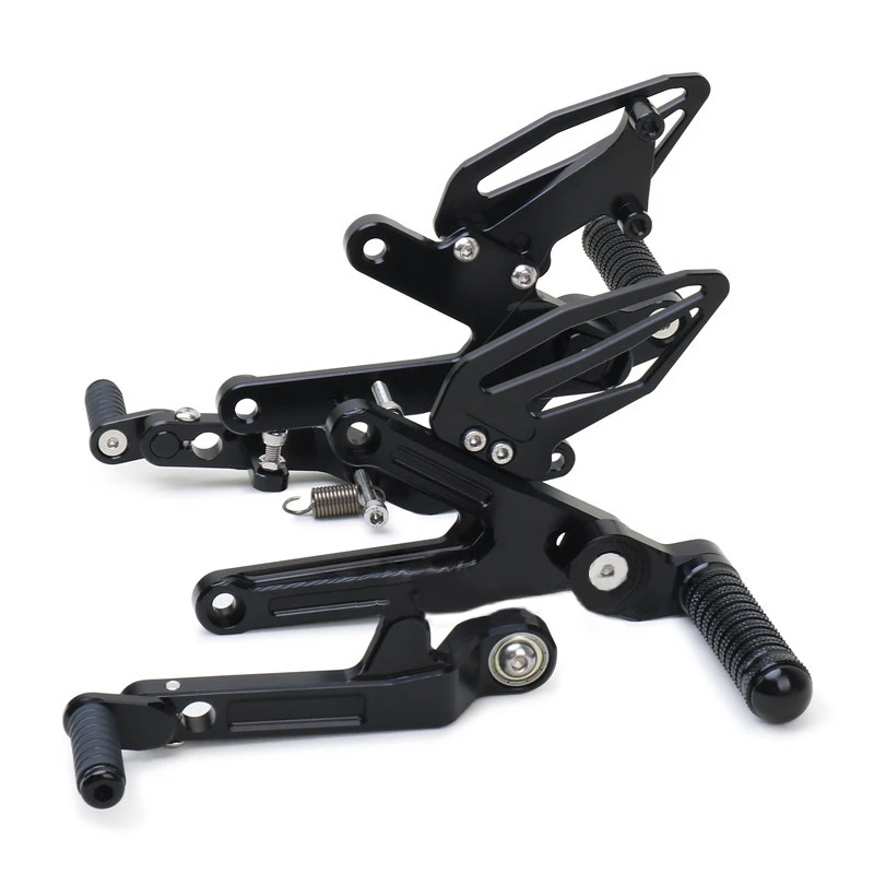 QJMOTOR SRK800RR CNC Aluminum Motorlcycle Adjustable Rearset Footpeg Footrest Foot Peg Rear Set Pedal