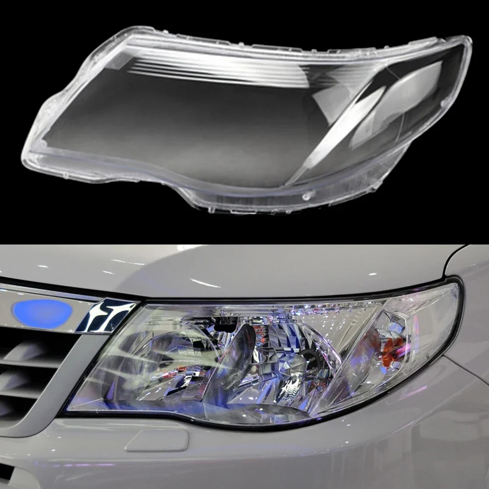 

For Subaru Forester Car Headlight Shell Lamp Shade Transparent Cover Headlight Glass Headlamp Lens Cover 2009 2010 2011 2012