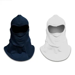 Casco da lavoro di sicurezza per isolamento antincendio copricapo in tessuto a maglia ignifugo cappello di protezione per il viso con testa di lavoro ad alta temperatura