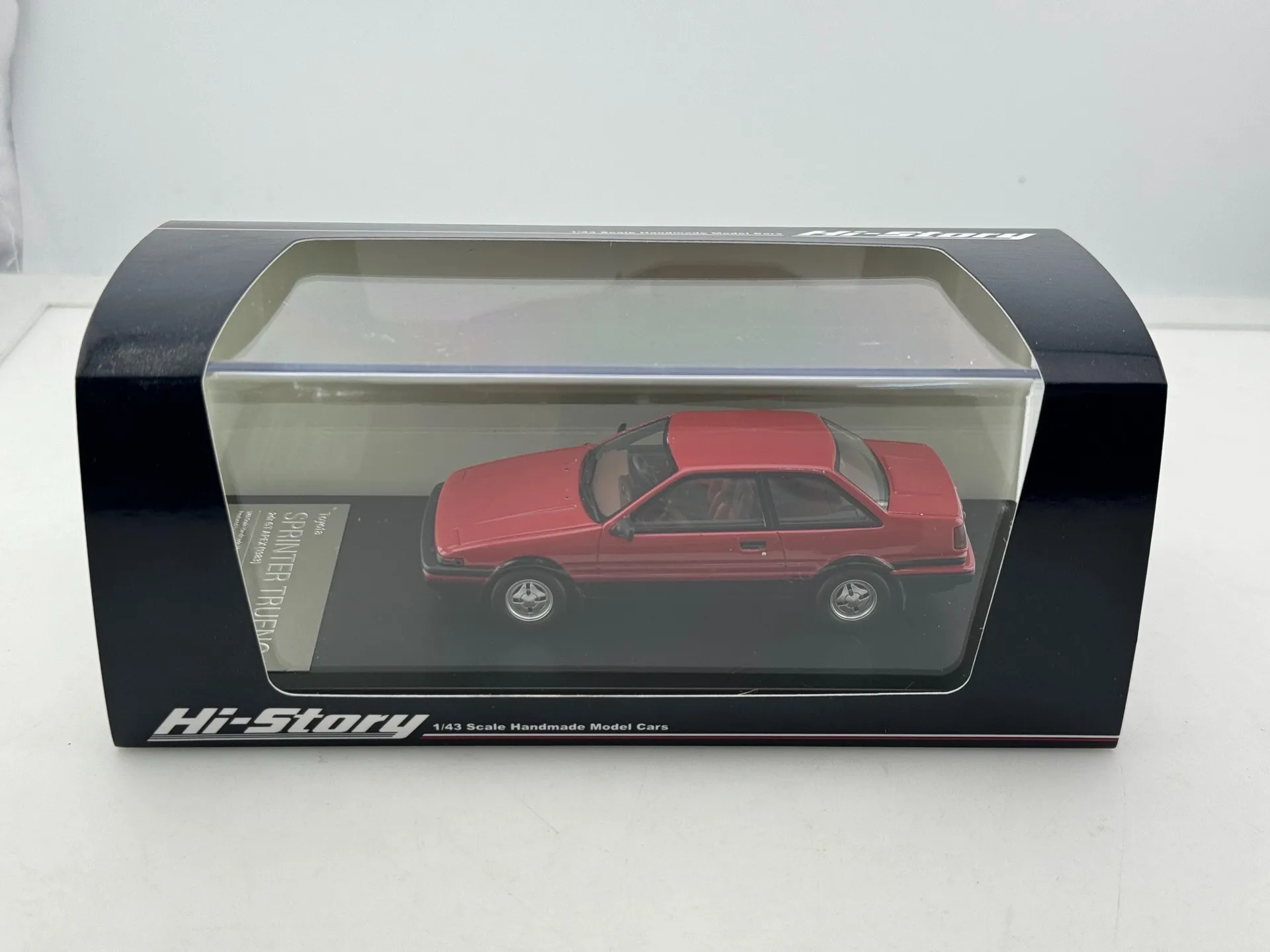 

Flaws Diecast Hi Story 1/43 Scale Toyota Sprinter Trueno Resin Car Model Collectible Toy Gift Souvenir Display Ornament
