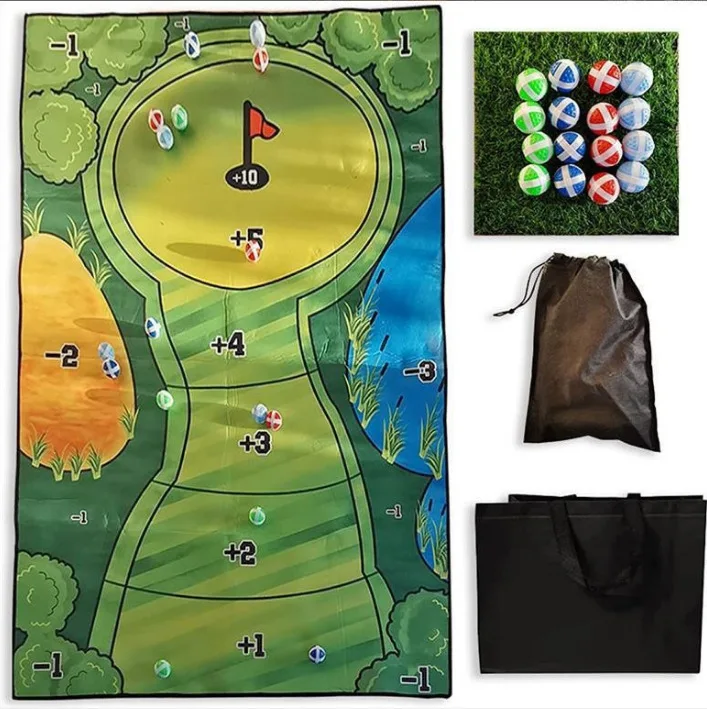 Leisure Golf Strike Game Pad Outdoor Camping Sports Golf Game Set Leisure Travel Parent Child Interaction Leisure Golf Set