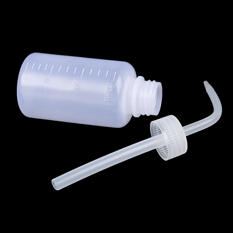 150Ml Was Heldere Witte Plastic Groene Zeep Lab Was Squeeze Diffuser Fles Niet-Spuitfles