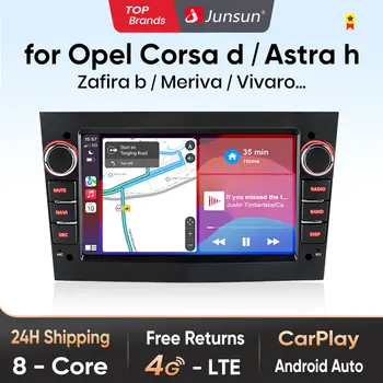 Junsun 無線 CarPlay 適用於 Apple Android 汽車汽車收音機 適用於歐寶 Astra Vectra Vauxhall Antara Zafira Corsa Vivaro Meriva 4G RDS 12 最佳銷售 CarPlay Junsun - №7