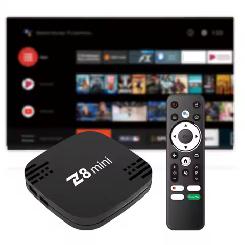 Z8 Mini A​ndroid 14 Smart TV Box 2.4G&amp;5G Dual Band Wifi 4K HD Set Top Box 2G 8G Voice Assistant Remote Streaming Media Player