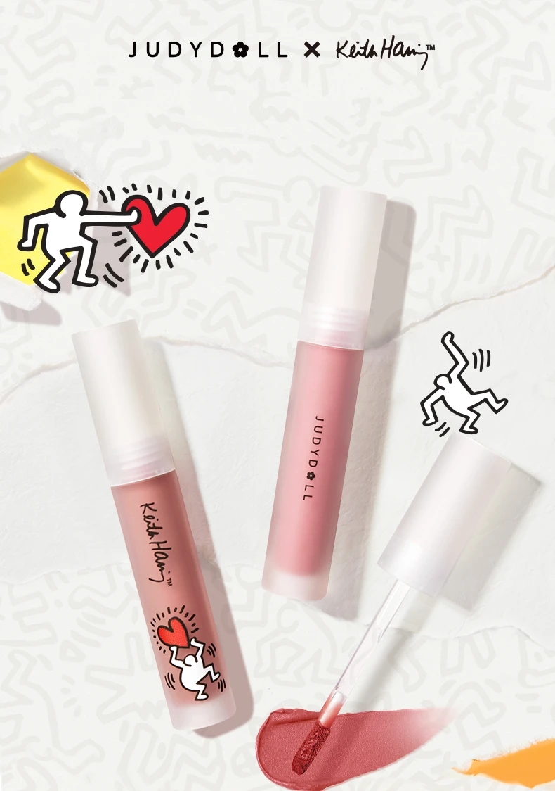 Judydoll Marshmallow Lip Cream Mist Texture Matte Effect Lip Gel Lip Tint Lip Makeup Beauty Cosmetics