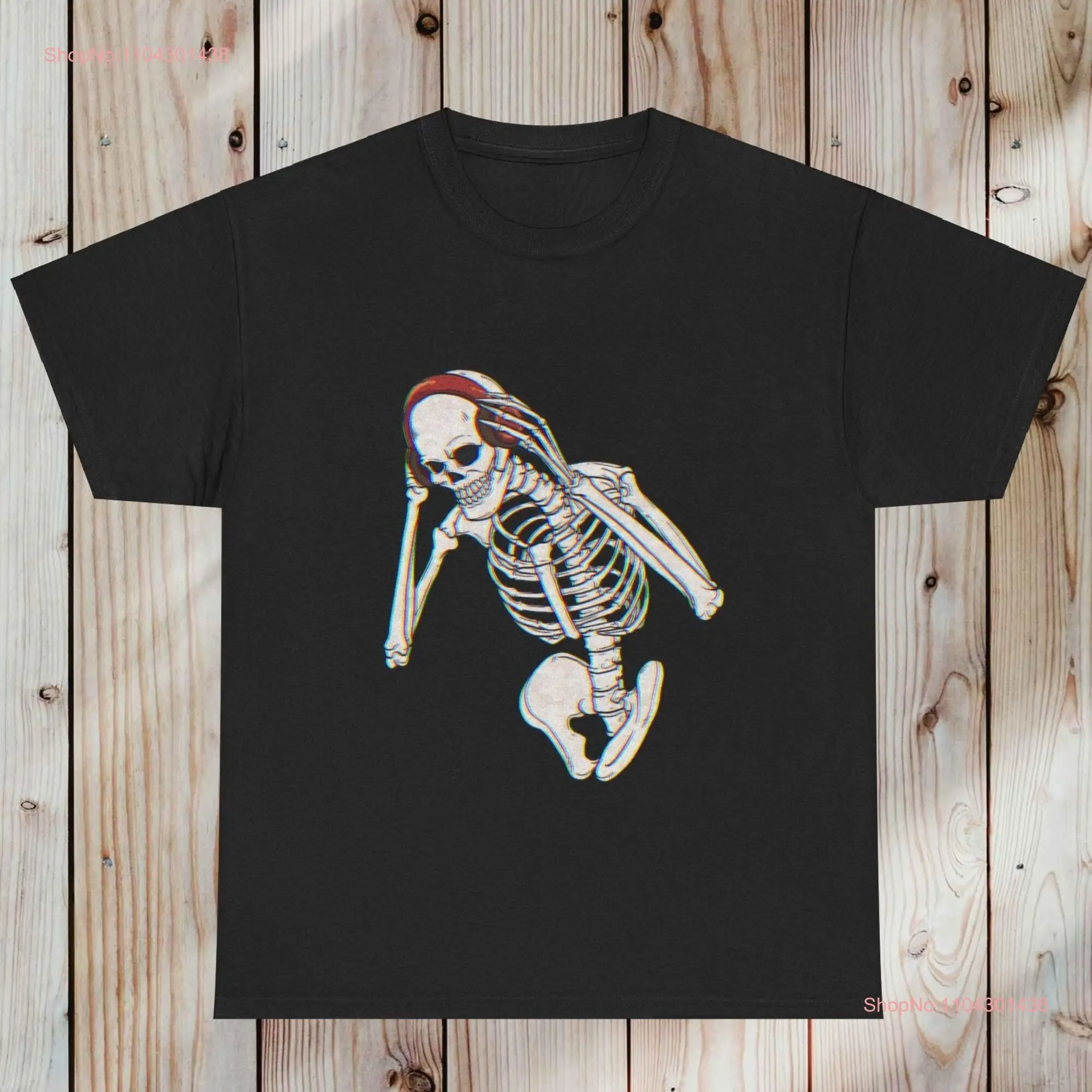 Skeleton Ripping Rib Cage Vintage 90s T Shirt Y2k Skull Retro long or short sleeves