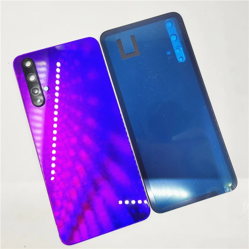 Battery Cover for Huawei Nova 5T Back Housing Door with Camera Lens image 3