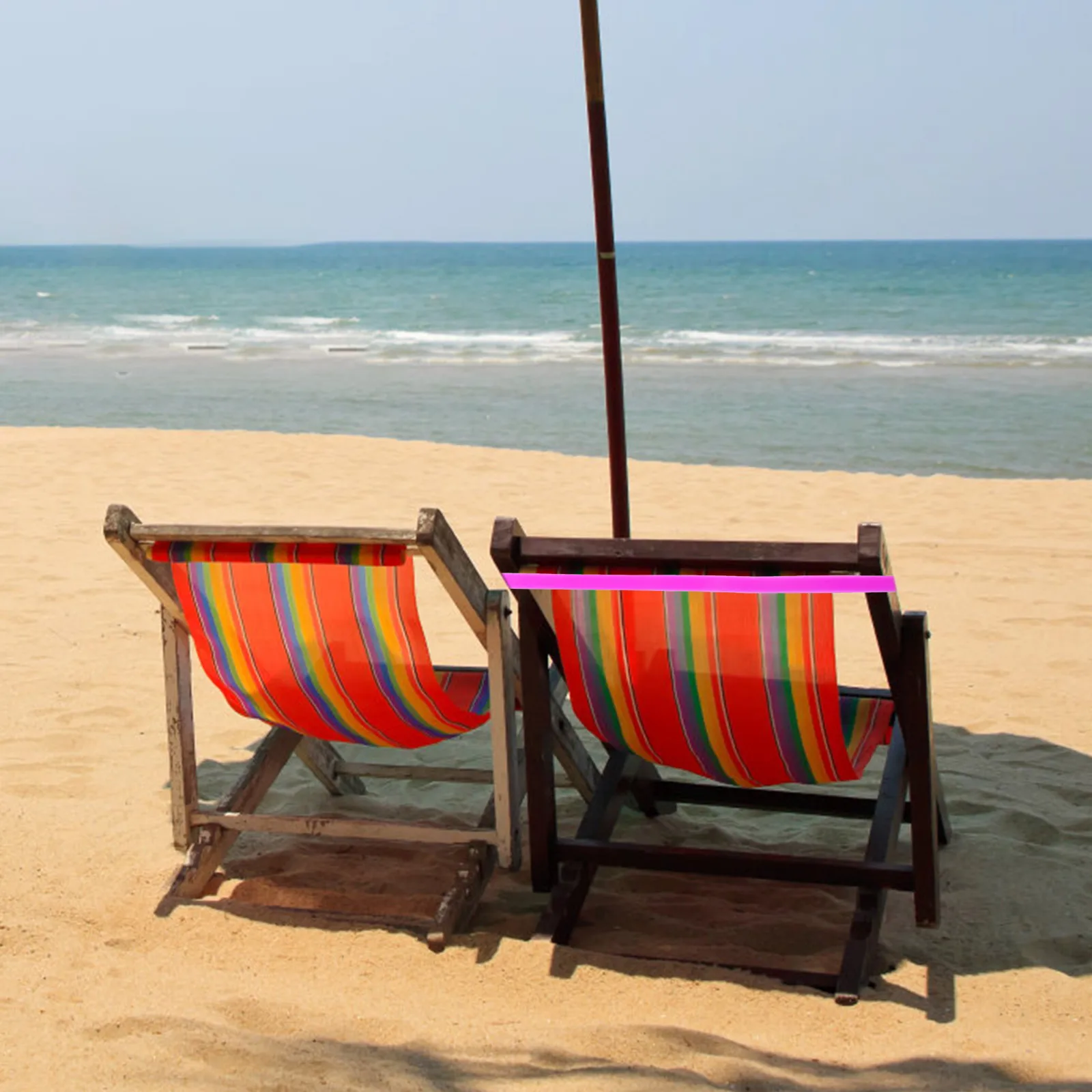 

6pcs Bands 30x1cm Grass Green Purple Orange Black Red Sky Blue Beach Chair Towel Clips Cruise Accessories Elastic