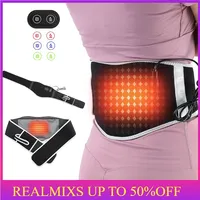 Electric Heating Waist belt anti pad Back USB Support Brace Pain Relief Protecter Hot Compress Therapy Lumbar