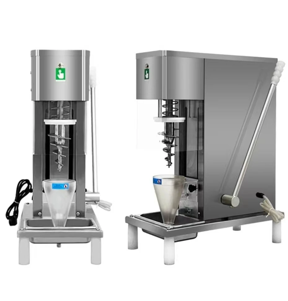

Automatic 220V Ice Cream Blender For Bakery Restaurant Frozen Fruit Blender For Softy Ice Cream Mix Water Chocolate Ingredients