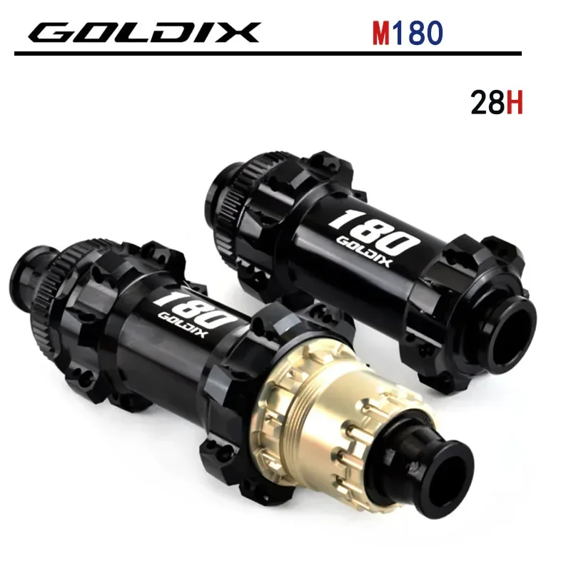 

GOLDIX M180 mountain bike hub BOOST central lock 28H EXP 52T ratchet suitable for SHIMANO 11/12 speed bicycle accessories