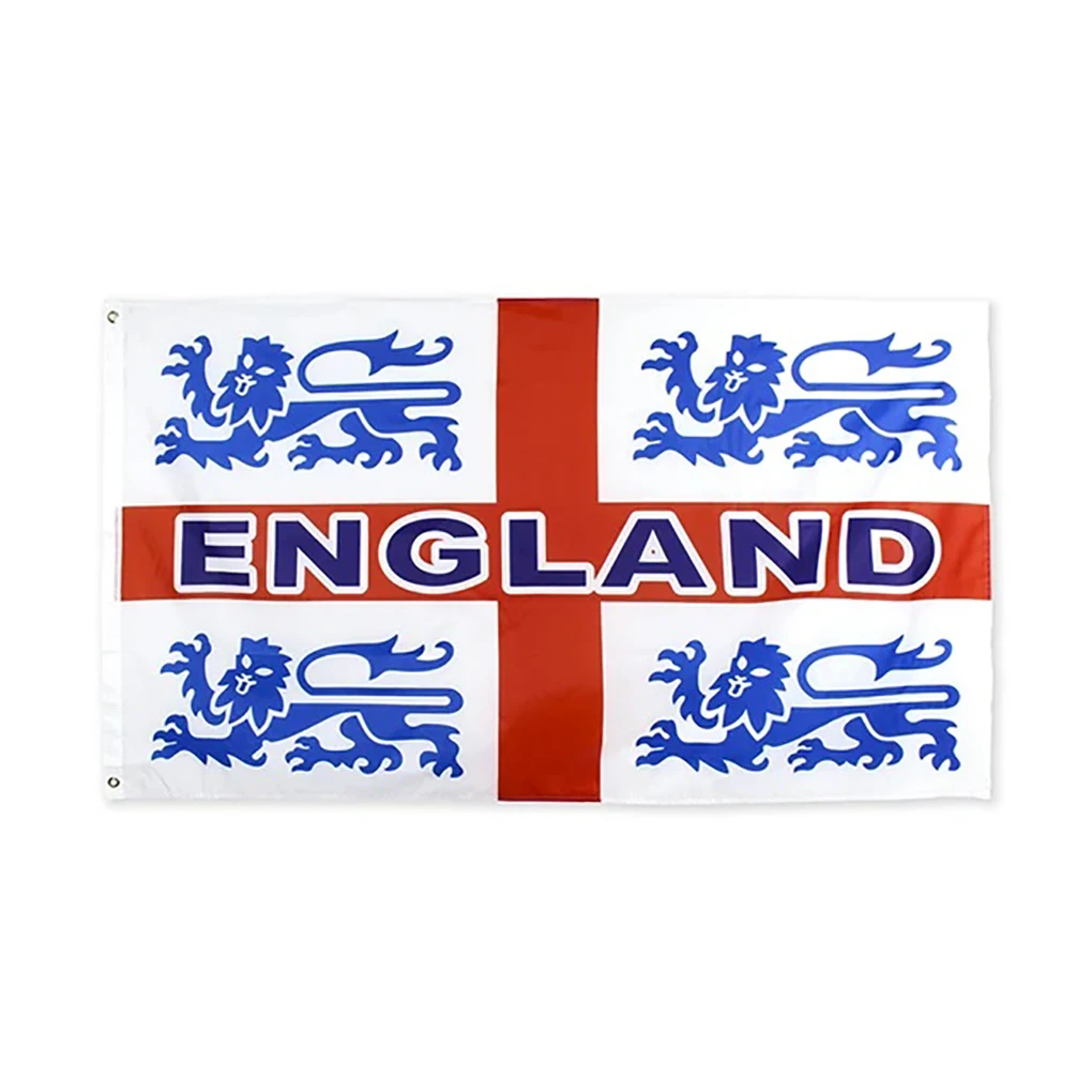 Yehoy  90x150cm red cross uk england lions Flag For Decoration