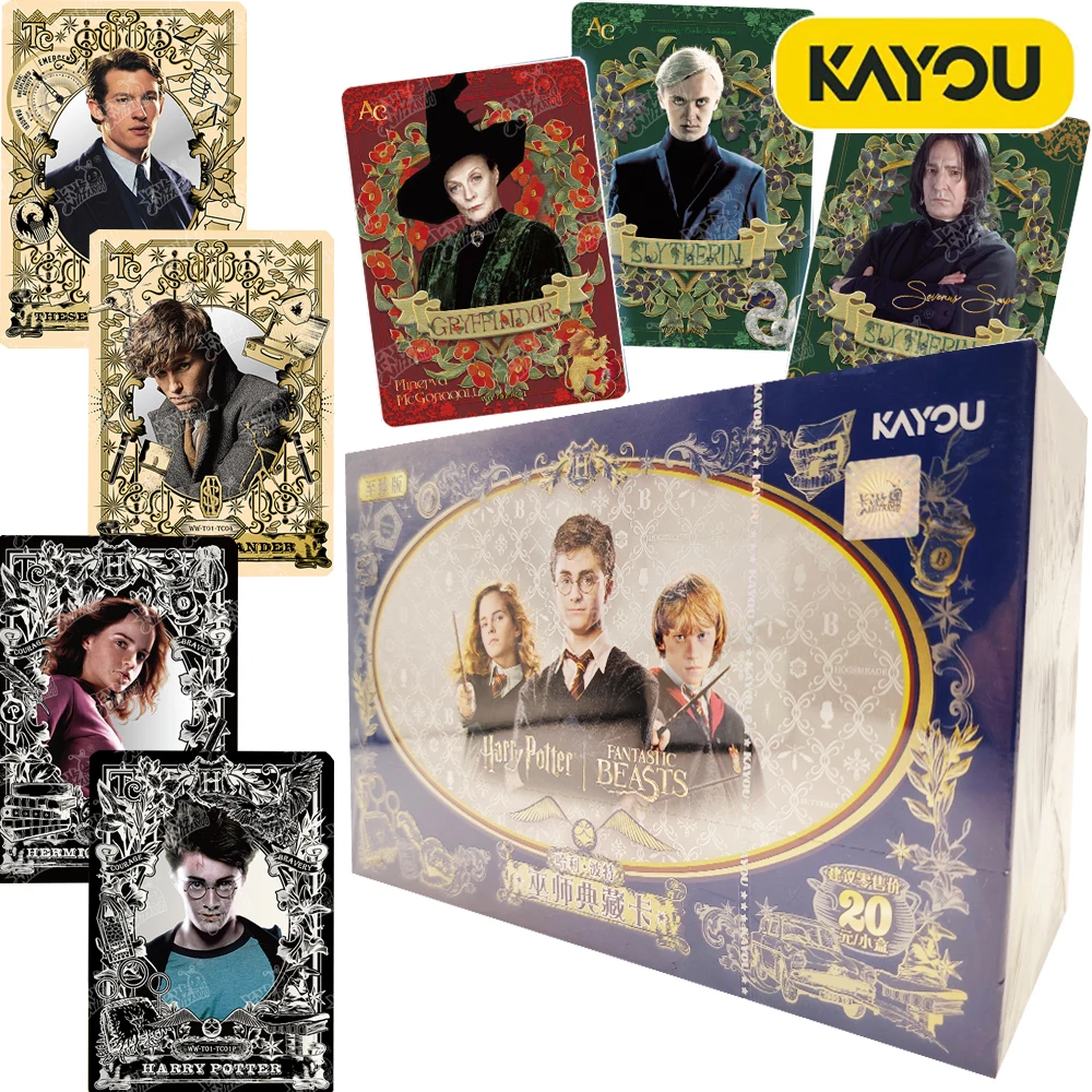 

KAYOU Original Harry Potter Collection Cards for Boys Girls Fantasy Adventure Movie Protagonist Unique Exclusive Role Cards Gift