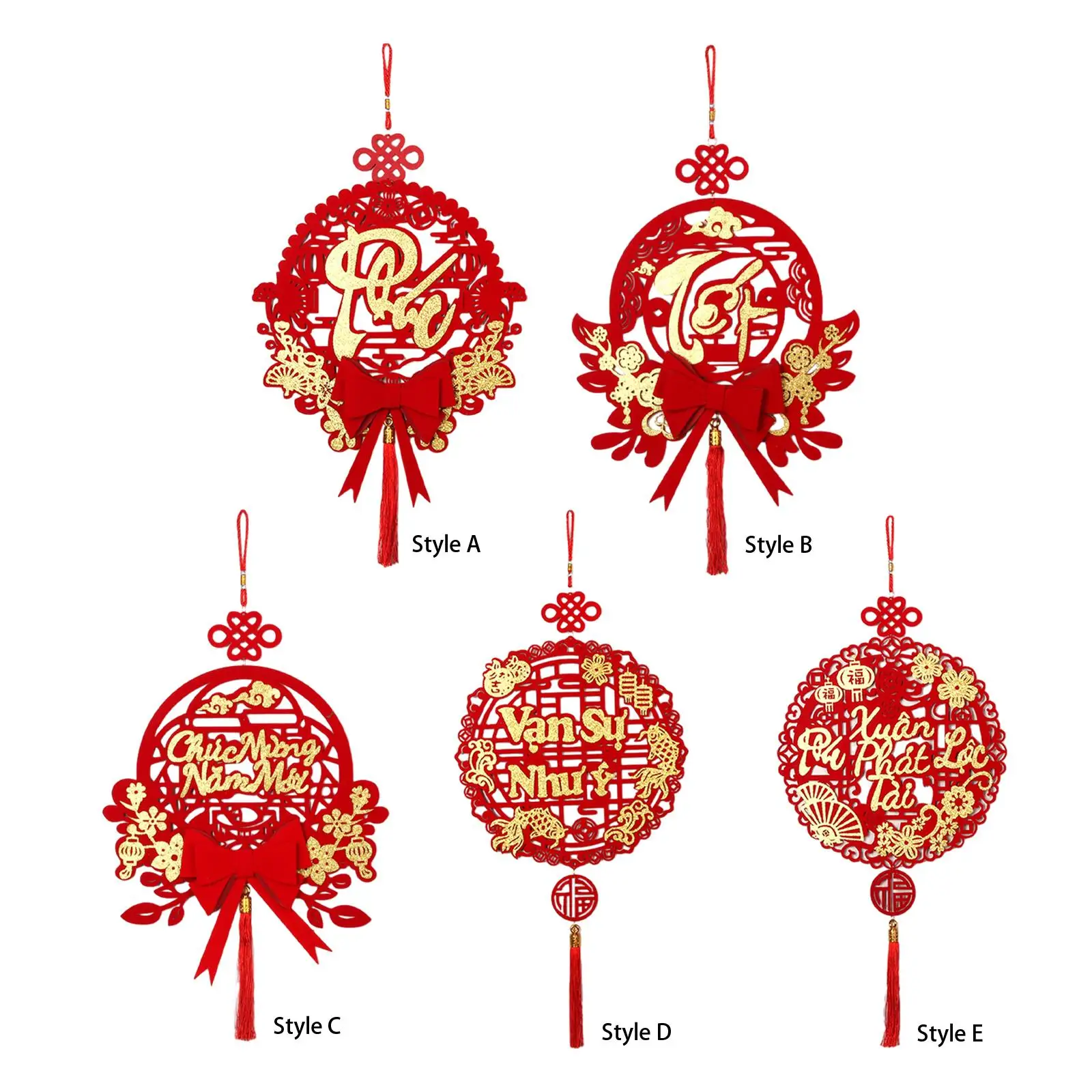 New Year Pendants Welcome Sign Traditional Lightweight 2024 Chinese New Year