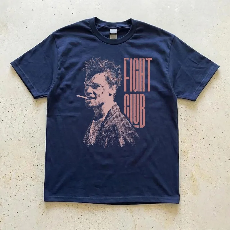 Retro Fight Club T-shirt Women's T-shirt Unisex Summer New Casual Fashion T-shirt