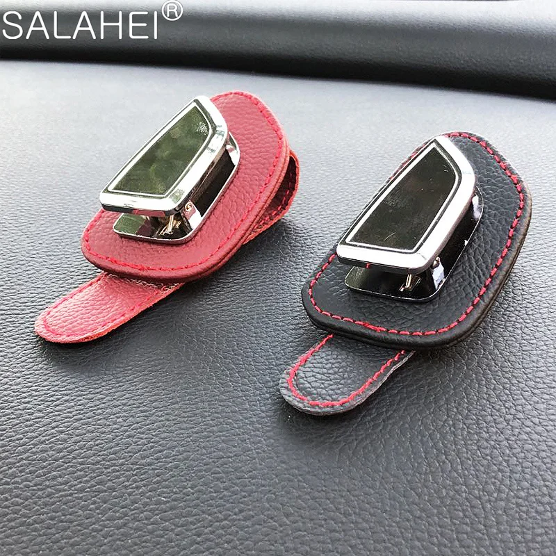 For Skoda Octavia A5 2 Tour A4 Mk1 Mk2 3 Rs 2006 1Z A7 5ers 2007 Vrs 2015 2017 Car Sunglass Clip Card Holder Auto Accessories